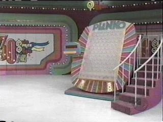 The Plinko board from The Price Is Right